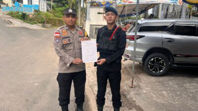 Polsek Sekupang Lakukan Deteksi dan Sterilisasi Gereja HKBP Huria Palmarum Jelang Natal 2025 dan Tahun Baru 2026