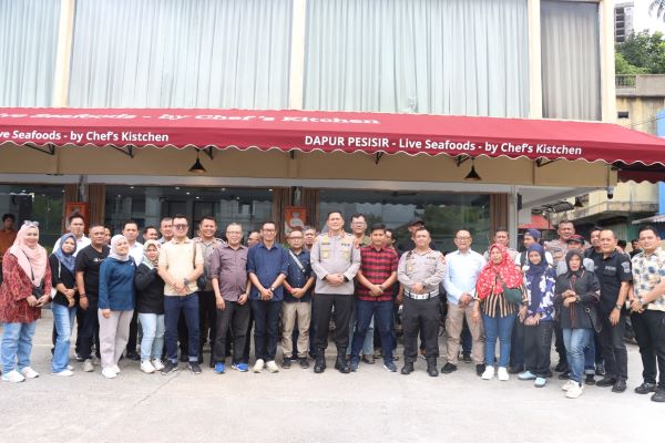 Kapolresta Barelang Ajak Wartawan Jaga Batam Tetap Aman dan Kondusif