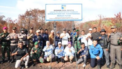Kawal Pemasangan Plank Sekolah Merah Putih di Rempang, Polda Kepri Pastikan Situasi Aman dan Kondusif