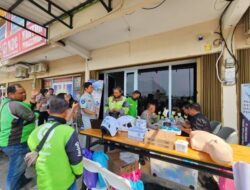Polantas Kepri Turun ke Jalan, Ojol Batam Dapat Cek Kesehatan Gratis dan Sembako