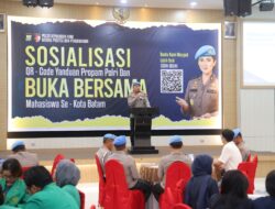 Bidpropam Polda Kepri Sosialisasikan QR-Code Pengaduan kepada Mahasiswa