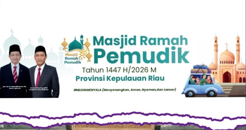 Masjid Jadi Rest Area Mudik! Kemenag Kepri Siapkan 62 Titik Singgah Pemudik