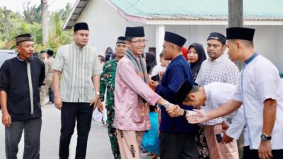 Disambut Antusias Warga Sungai Beduk, Amsakar: Makmurkan Masjid di 10 Malam Terakhir Ramadan