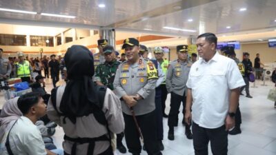 Arus Mudik Membludak, Kapolda Kepri Pastikan Semua Sistem di Bandara Aman