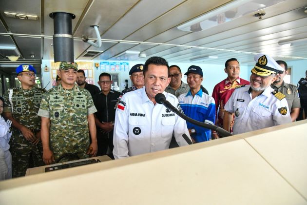 Naik ke KM Kelud, Gubernur Ansar Cek Langsung Mudik Batam–Belawan: 3.500 Penumpang Berangkat!