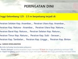 Polda Kepri Ingatkan Pemudik, Cuaca Laut Berpotensi Ekstrem Saat Arus Mudik