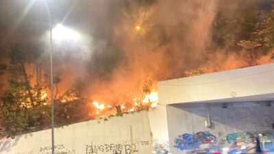 Kebakaran Lagi di Dekat Terowongan Pelita Batam, Damkar Curiga Ada Unsur Kesengajaan