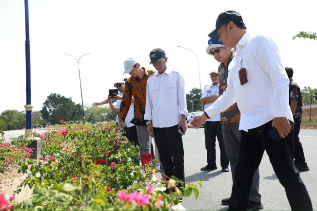 Hari Pertama Kerja Usai Lebaran, Amsakar Sidak Proyek Batam! Taman Gersang hingga Drainase Jadi Sorotan