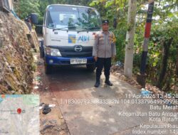 Hari ke-79, Polsek Batu Ampar Distribusikan Air Bersih untuk Warga Terdampak
