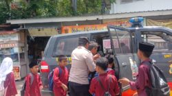 Program “Si Amru”, Polisi Antar Pelajar Pulang dan Edukasi Kamtibmas di Tanjung Sengkuang