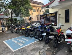 Polsek Sekupang Razia Balap Liar dan Knalpot Brong, 29 Sepeda Motor Diamankan