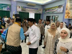 Polsek Batam Kota Kawal Ketat Pelepasan Jamaah Haji Kloter 1, Berlangsung Aman dan Lancar
