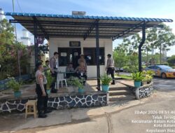 Polsek Batam Kota Intensifkan KRYD, Amankan Kedatangan Jamaah Haji di Asrama Haji Batam