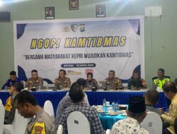Ngopi Kamtibmas, Korbinmas Baharkam Polri Ajak Warga Bengkong Laut Jaga Keamanan Lingkunga