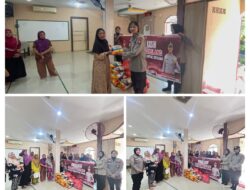 Polwan Polresta Barelang Salurkan Bantuan Sembako Lewat Program Minggu Kasih