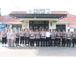 Sipropam Polresta Barelang Gelar Ops Gaktiplin dan Sosialisasi Kode Etik di Polsek Batu Aji