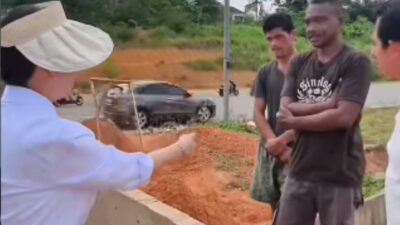 GERAM! Li Claudia Chandra Pergoki Tambang Pasir Ilegal Dekat Bandara Hang Nadim, Langsung Panggil Polisi