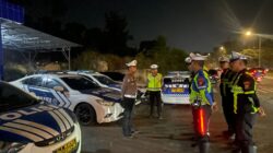 Patroli Malam, Satlantas Polresta Barelang Tindak Truk Trailer Tanpa Lampu Rem
