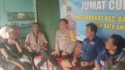 Polsek Batu Ampar Ajak Warga Tanjung Sengkuang Jaga Kamtibmas Lewat Jumat Curhat