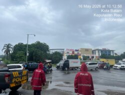 Sat Samapta Polresta Barelang Patroli Antisipasi Banjir dan Pohon Tumbang Pasca Hujan