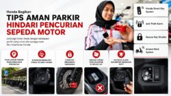 Honda Bagikan Tips Aman Parkir untuk Cegah Pencurian Motor