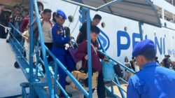 Satpolairud Polresta Barelang Amankan Kedatangan KM Kelud di Pelabuhan Batu Ampar