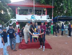 Polsek Belakang Padang Amankan Penutupan Champions Cup Pemuda Pulau Terong