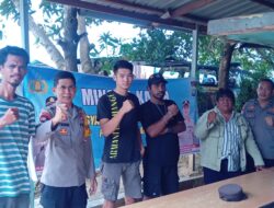 Minggu Kasih Polsek Batuampar, Warga Kampung Seraya Diajak Jaga Kamtibmas dan Aktifkan Siskamling