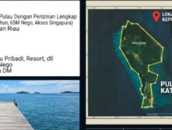 Viral! Pulau Katang di Lingga Dijual Rp65 Miliar, Pemprov Kepri Buka Suara Soal Legalitasnya