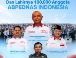 ABPEDNAS Cetak Sejarah, Raih 100 Ribu Anggota di Hari Lahir Pancasila 2026