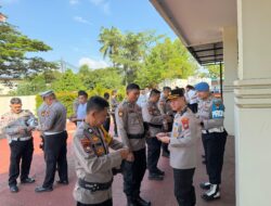 Tindak Lanjuti Arahan Kapolda Kepri, Polsek Batu Ampar Cek Disiplin dan Kelengkapan Personel