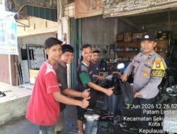 Polsek Sekupang Edukasi Pemilik Bengkel agar Tidak Jual dan Pasang Knalpot Brong