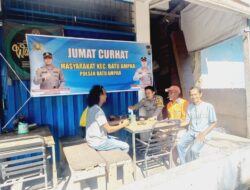 Jumat Curhat di Tanjung Sengkuang, Polsek Batu Ampar Ajak Warga Jaga Kamtibmas dan Manfaatkan Layanan Polisi 110