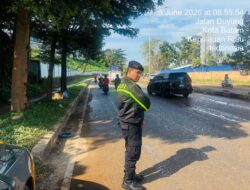 Sat Samapta Polresta Barelang Patroli Antisipasi Banjir dan Pohon Tumbang Pasca Hujan
