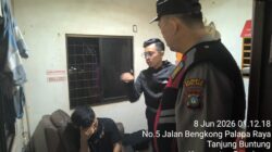 Respon Laporan 110, Polsek Bengkong Amankan Terduga Pelaku Pencurian yang Diamankan Warga
