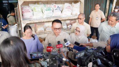 Dudung Sidak Pasar Induk Cipinang, Pastikan Stok Beras dan Pangan Nasional Aman