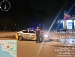 Patroli Batara Biru Sisir Titik Rawan Balap Liar dan Kejahatan Jalanan di Sekupang