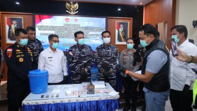TNI AL Gagalkan Penyelundupan Narkoba dari Malaysia, Selamatkan 12 Ribu Generasi Muda