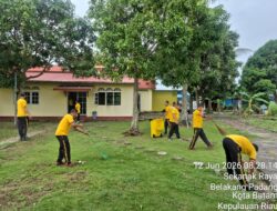 Sambut HUT Bhayangkara ke-80, Polsek Belakang Padang Gelar Bakti Religi di Mushala Al-Falah