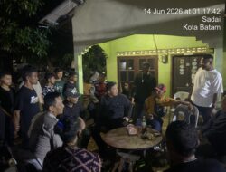 Polsek Bengkong Tindak Lanjut Laporan Warga melalui Call Center 110, Datangi Lokasi Gangguan Kamtibmas di Sadai