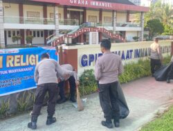 Polresta Barelang Gelar Bakti Religi di Masjid dan Gereja Sambut Hari Bhayangkara ke-80