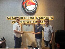 GARNIZUN Beri Penghargaan kepada Kasat Narkoba atas Pengungkapan Narkotika Rp8,2 Miliar