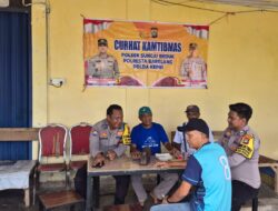 Polsek Sungai Beduk Tampung Aspirasi Warga Lewat Program Jumat Curhat