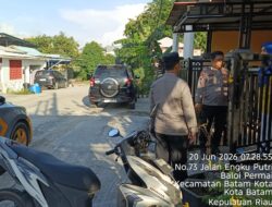 Laporan Masuk Lewat 110, Polisi Cepat Datangi TKP Dugaan Curanmor di Batam Kota