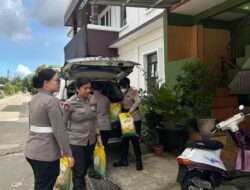 Polwan Polresta Barelang Berbagi di Panti Asuhan Daarul Aitam Lewat Program Jumat Berkah