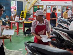 74 Siswa TSM SMKN 3 Batam Jalani Uji Kompetensi Berstandar Honda, Siap Hadapi Dunia Kerja