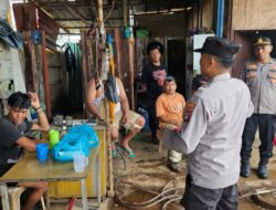 Cegah Pencurian Kabel dan Aset Negara, Sat Binmas Polresta Barelang Sambangi Pengepul Besi Tua