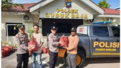 Sambut Hari Bhayangkara ke-80, Polsek Lubuk Baja Bagikan 100 Paket Sembako untuk Warga