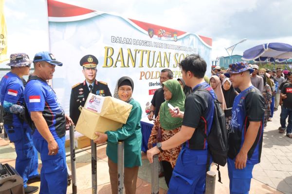 Lestarikan Budaya Melayu Pesisir, Polda Kepri Gelar Lomba Dayung Sampan dan Ketinting