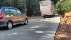 Baru Diperbaiki, Jalan Gajah Mada Dekat Hotel Vista Batam Kembali Mengembung! Pengendara Diminta Waspada